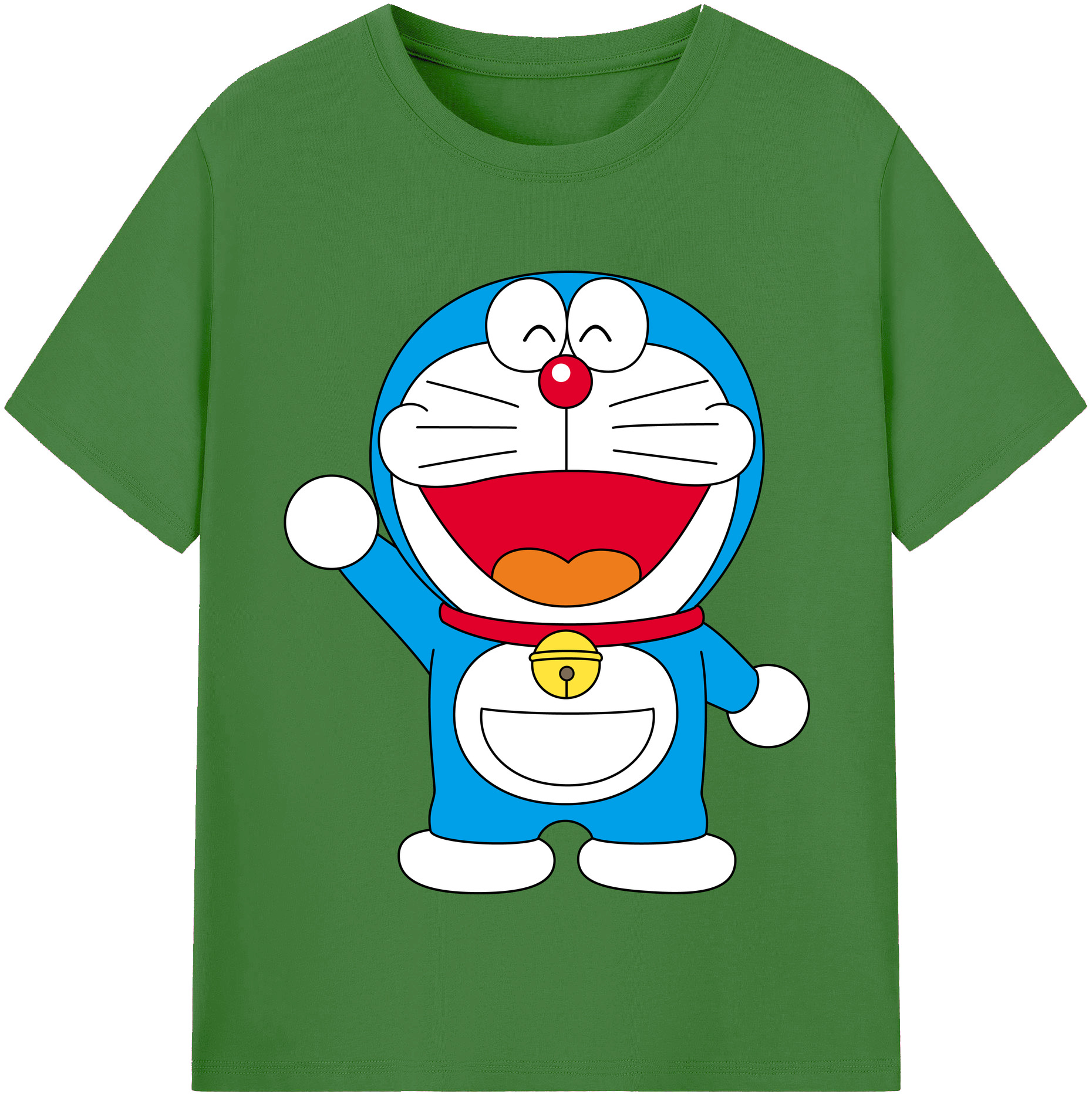 （画像用） ドラえもん Doraemon レディースカジュアルプリントTシャツ（綿100％）